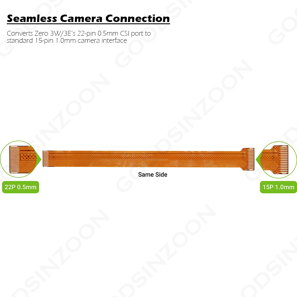 Radxa 22P 0.5mm to 15P 1.0mm F - Raspberry Pi Hq Camera Microscope Lens ulasan dan harga